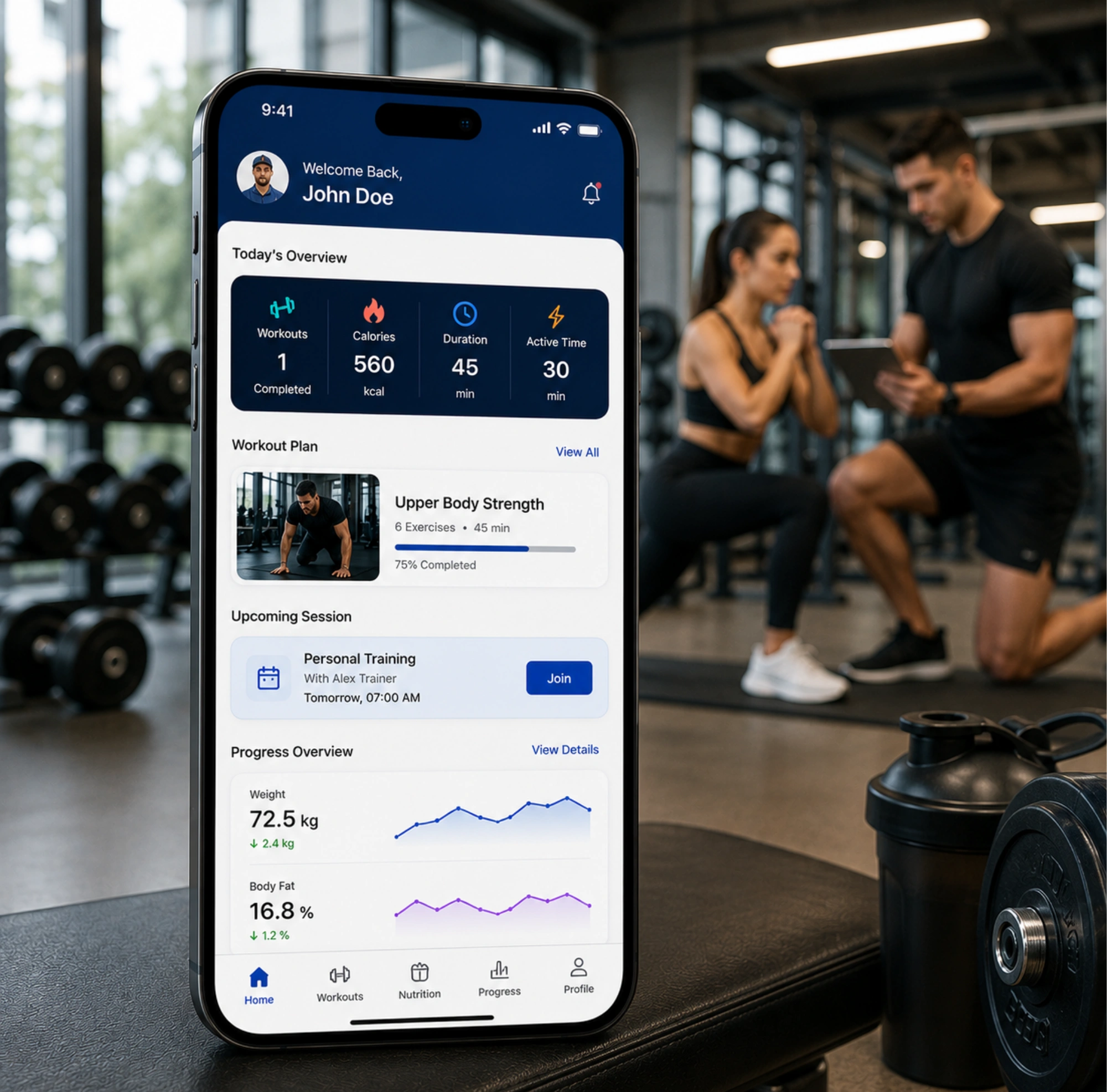 Custom Fitness Trainer Apps